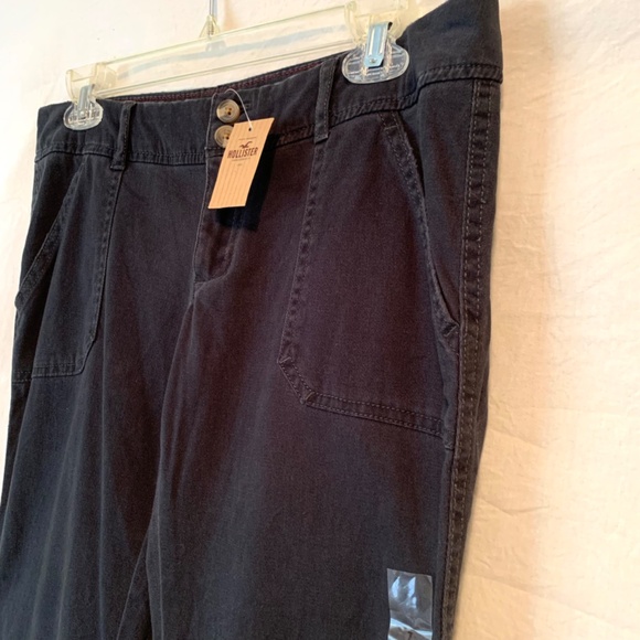 Hollister Women Social Stretch Navy Blue Pants Size 7R - Picture 6 of 12